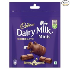 Cadbury Dairy Milk Chocolate Home Treats, 119 g (Pack of 4)