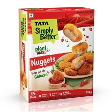 Tata Simply Better Plant-Based Nuggets, Tastes just Like Chicken, 270g