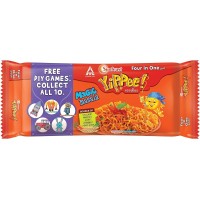 Sunfeast YiPPee! Magic Masala long, Slurpy Noodles Six In One Pack, 360 grams/420 grams ( weight may vary)